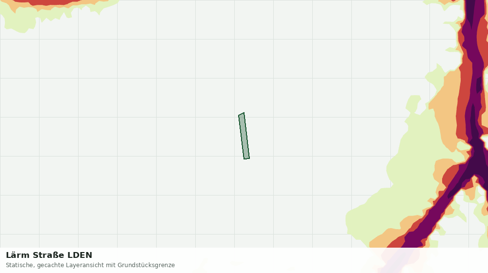 Statische Kartenansicht: Lärm Straße LDEN