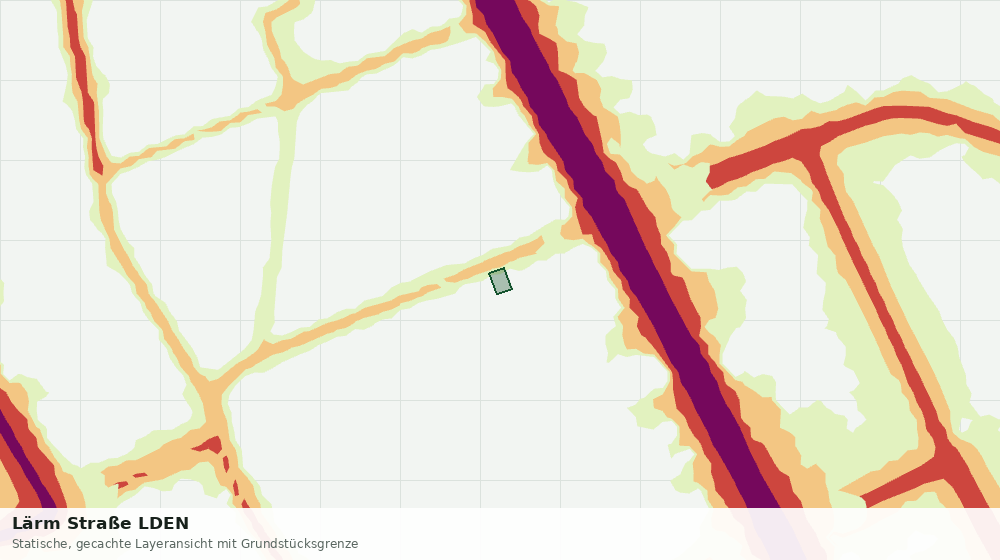 Statische Kartenansicht: Lärm Straße LDEN