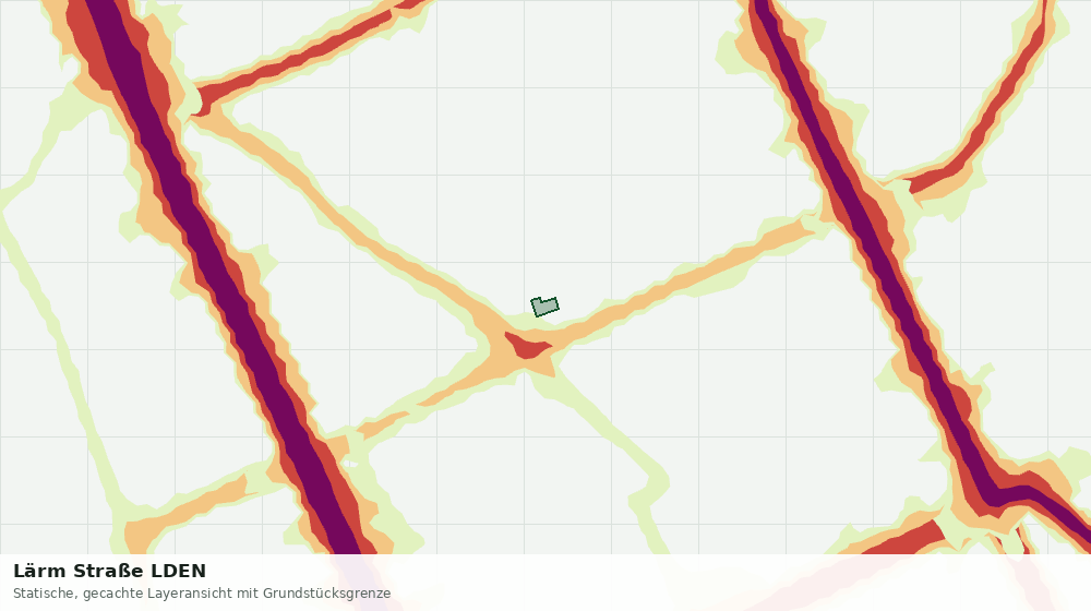 Statische Kartenansicht: Lärm Straße LDEN