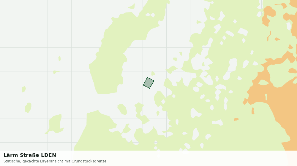 Statische Kartenansicht: Lärm Straße LDEN