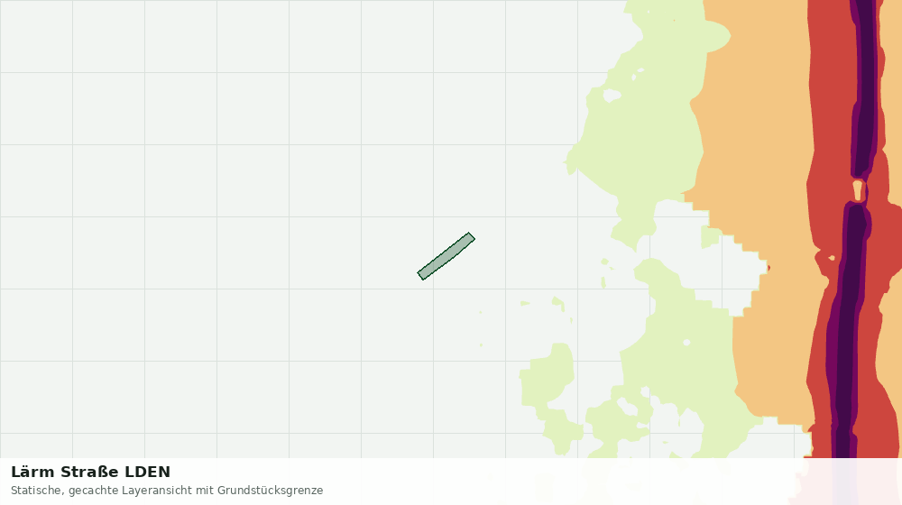 Statische Kartenansicht: Lärm Straße LDEN