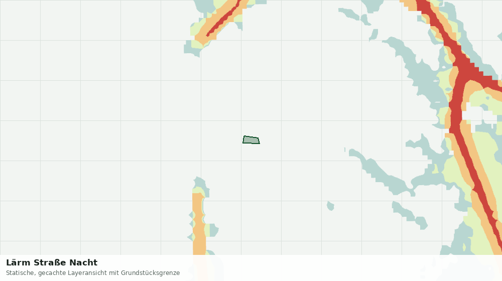 Statische Kartenansicht: Lärm Straße Nacht