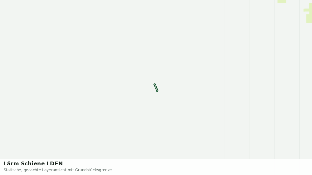 Statische Kartenansicht: Lärm Schiene LDEN