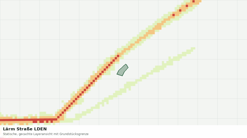 Statische Kartenansicht: Lärm Straße LDEN