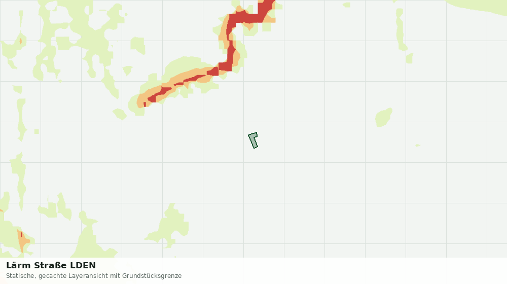 Statische Kartenansicht: Lärm Straße LDEN