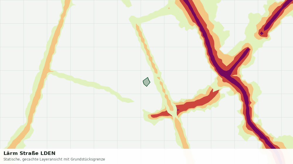 Statische Kartenansicht: Lärm Straße LDEN