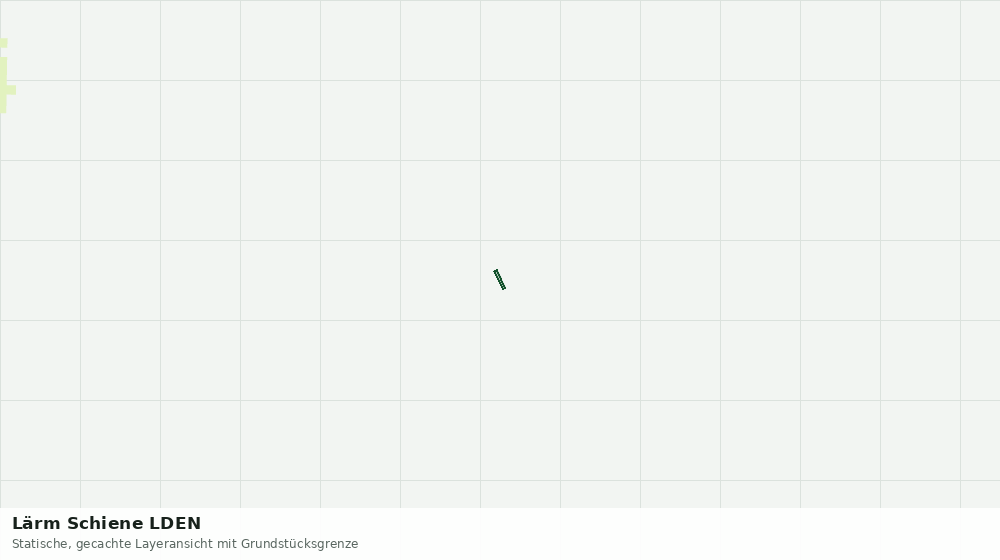 Statische Kartenansicht: Lärm Schiene LDEN