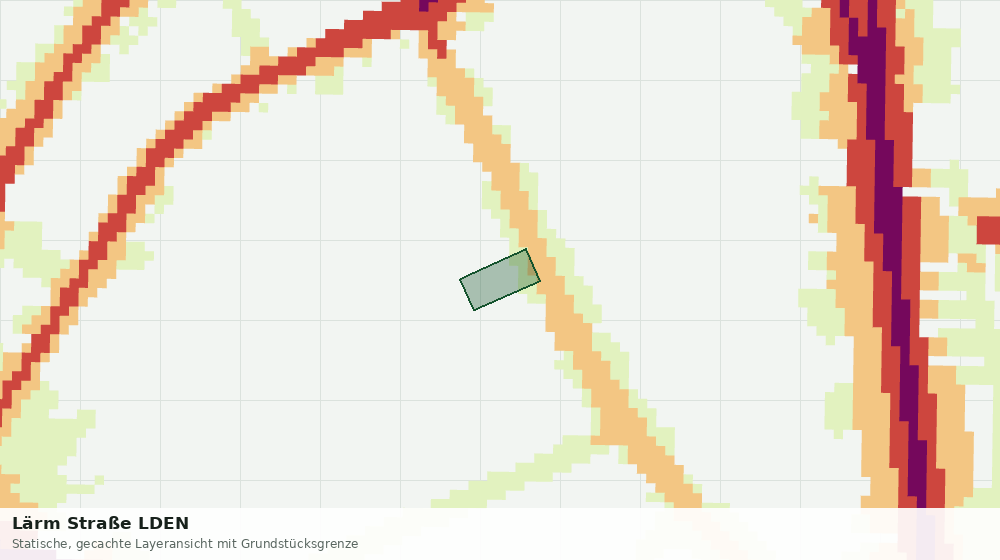 Statische Kartenansicht: Lärm Straße LDEN