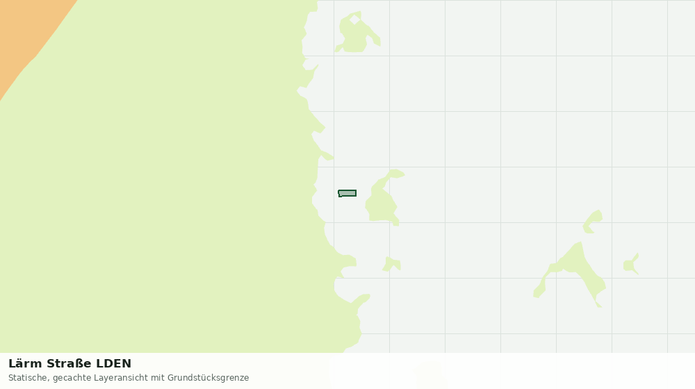 Statische Kartenansicht: Lärm Straße LDEN