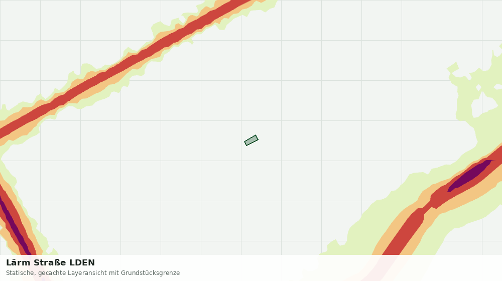 Statische Kartenansicht: Lärm Straße LDEN