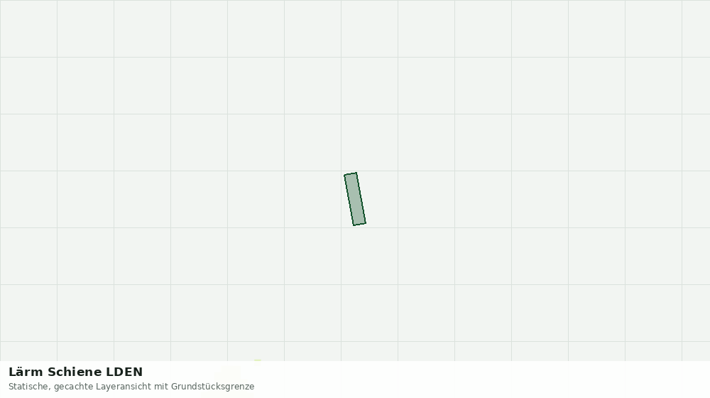 Statische Kartenansicht: Lärm Schiene LDEN