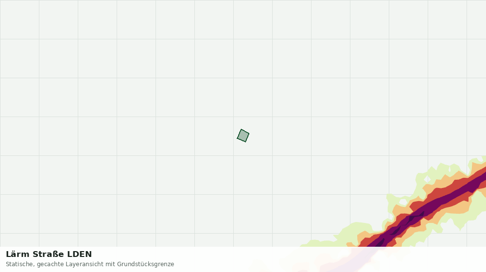 Statische Kartenansicht: Lärm Straße LDEN