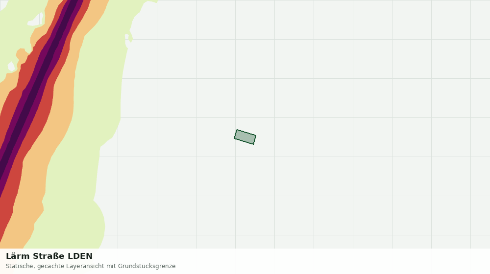 Statische Kartenansicht: Lärm Straße LDEN