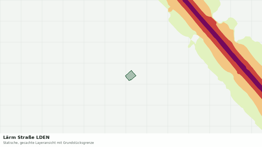 Statische Kartenansicht: Lärm Straße LDEN