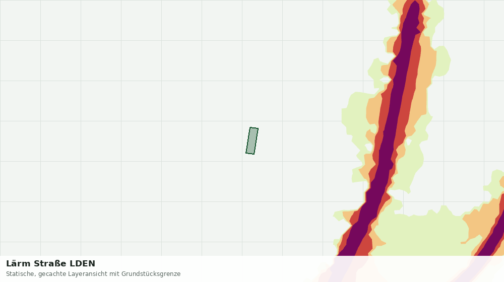 Statische Kartenansicht: Lärm Straße LDEN
