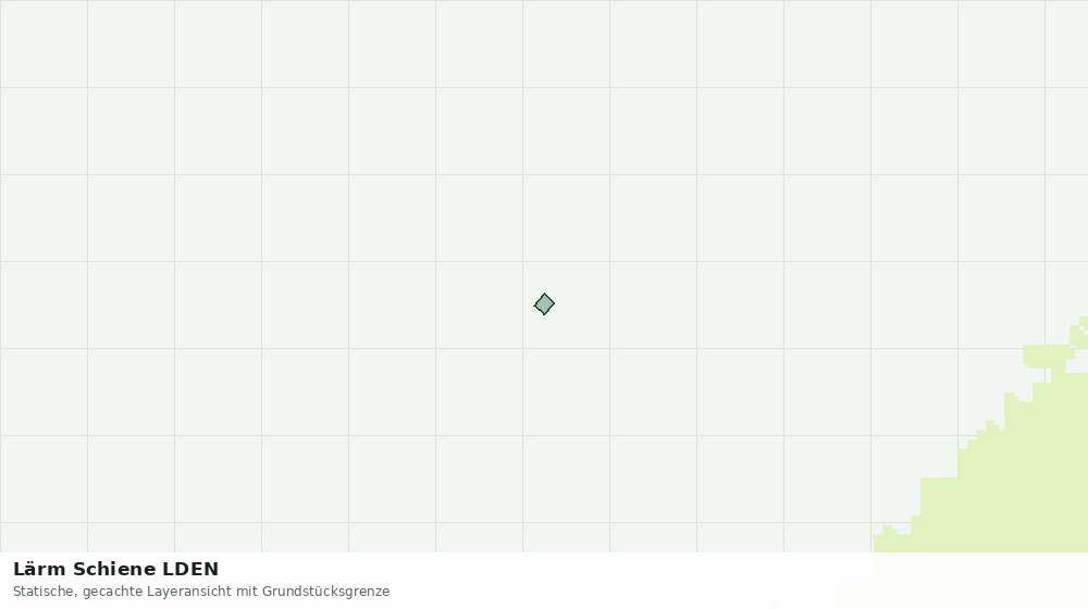 Statische Kartenansicht: Lärm Schiene LDEN