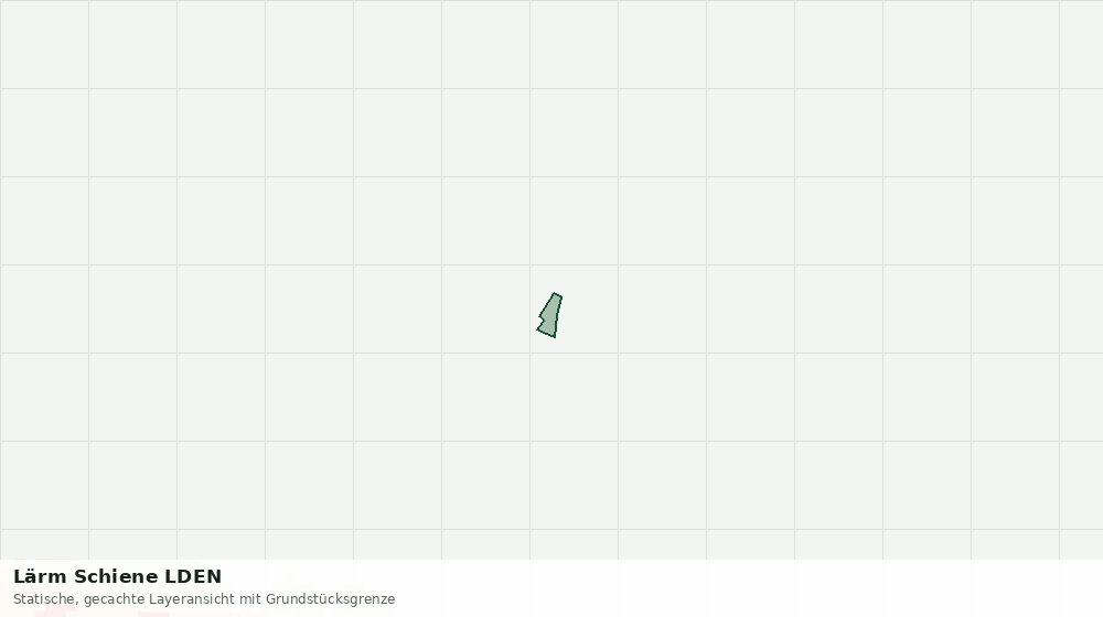 Statische Kartenansicht: Lärm Schiene LDEN