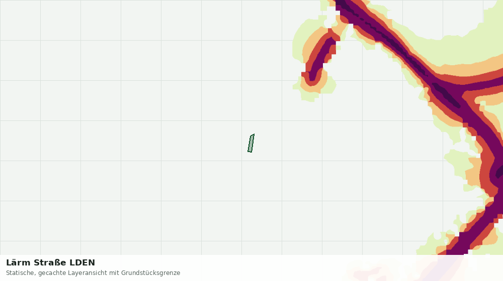 Statische Kartenansicht: Lärm Straße LDEN