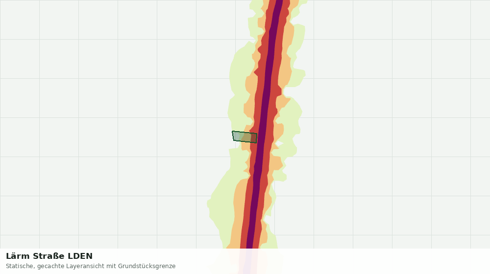 Statische Kartenansicht: Lärm Straße LDEN