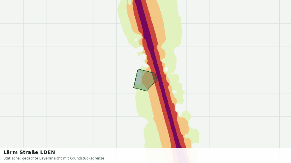 Statische Kartenansicht: Lärm Straße LDEN