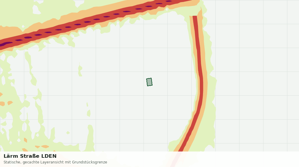 Statische Kartenansicht: Lärm Straße LDEN