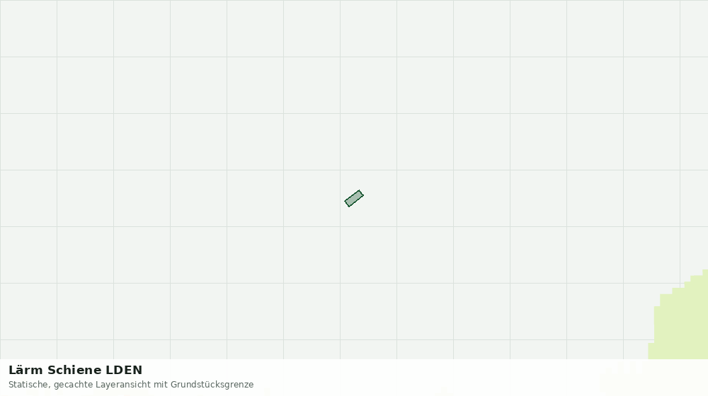 Statische Kartenansicht: Lärm Schiene LDEN