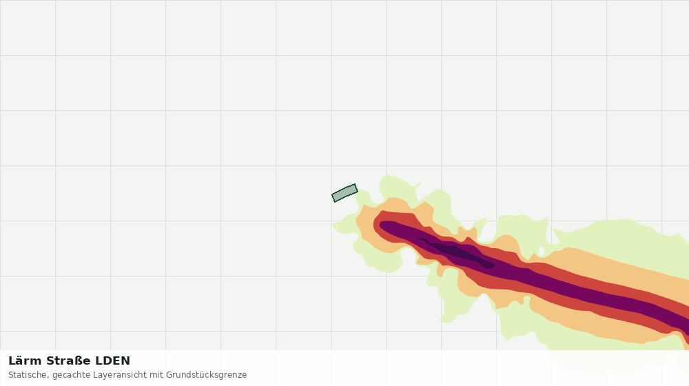 Statische Kartenansicht: Lärm Straße LDEN