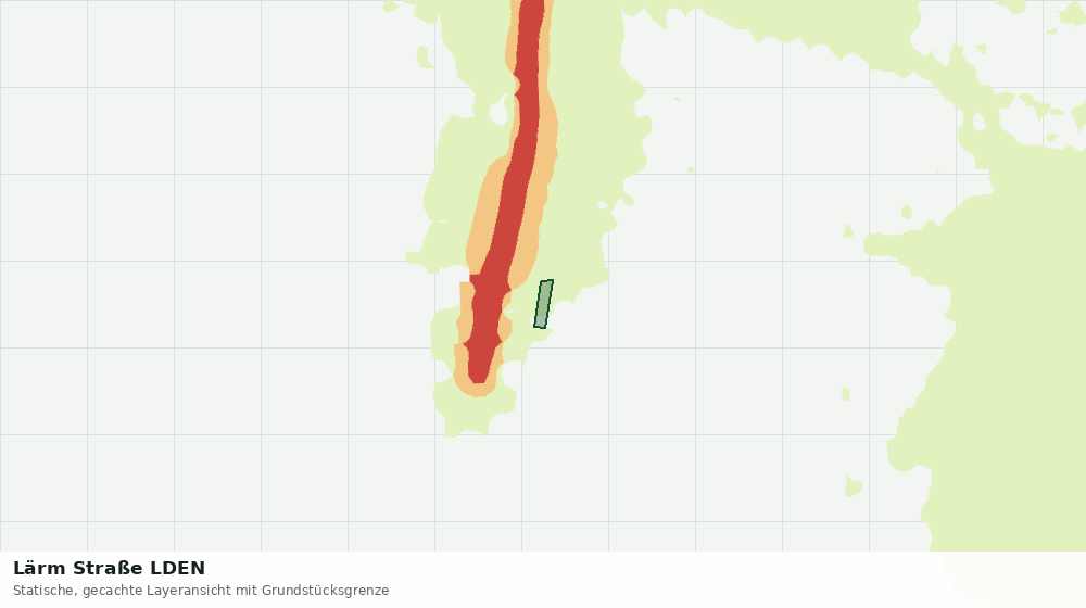 Statische Kartenansicht: Lärm Straße LDEN