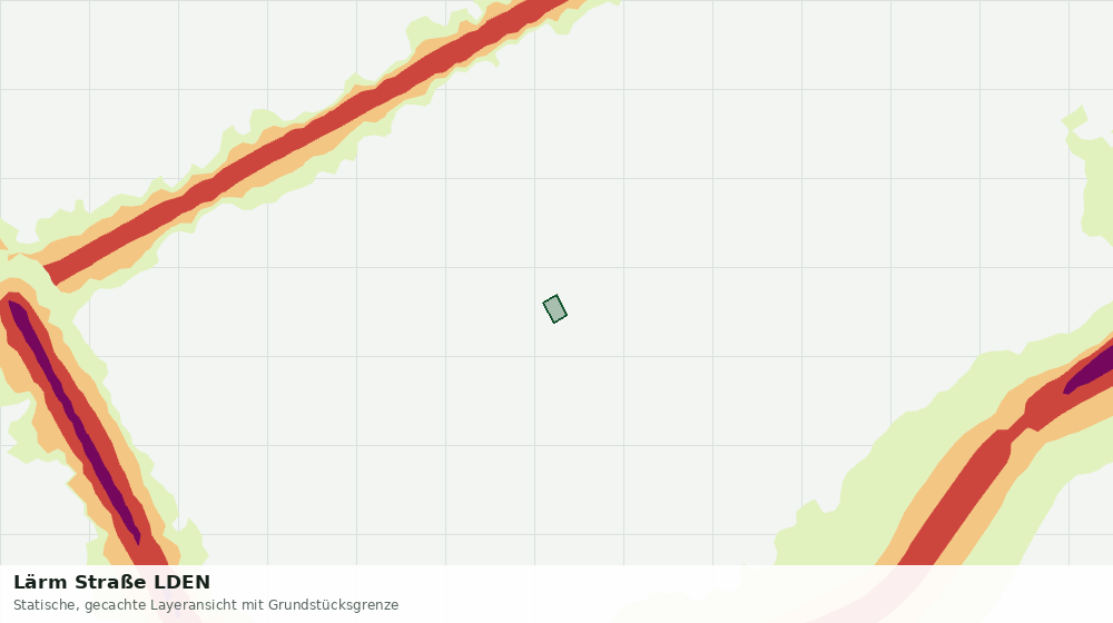 Statische Kartenansicht: Lärm Straße LDEN