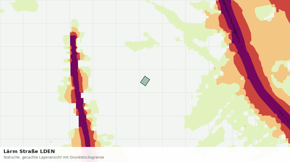 Statische Kartenansicht: Lärm Straße LDEN