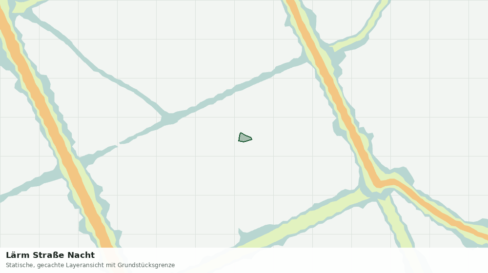 Statische Kartenansicht: Lärm Straße Nacht