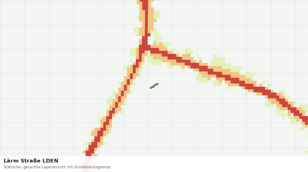 Statische Kartenansicht: Lärm Straße LDEN