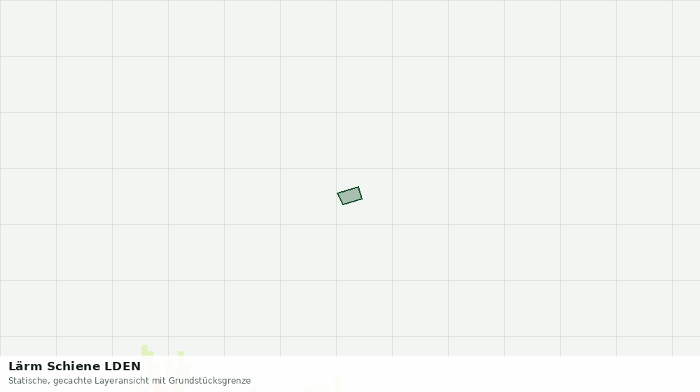 Statische Kartenansicht: Lärm Schiene LDEN