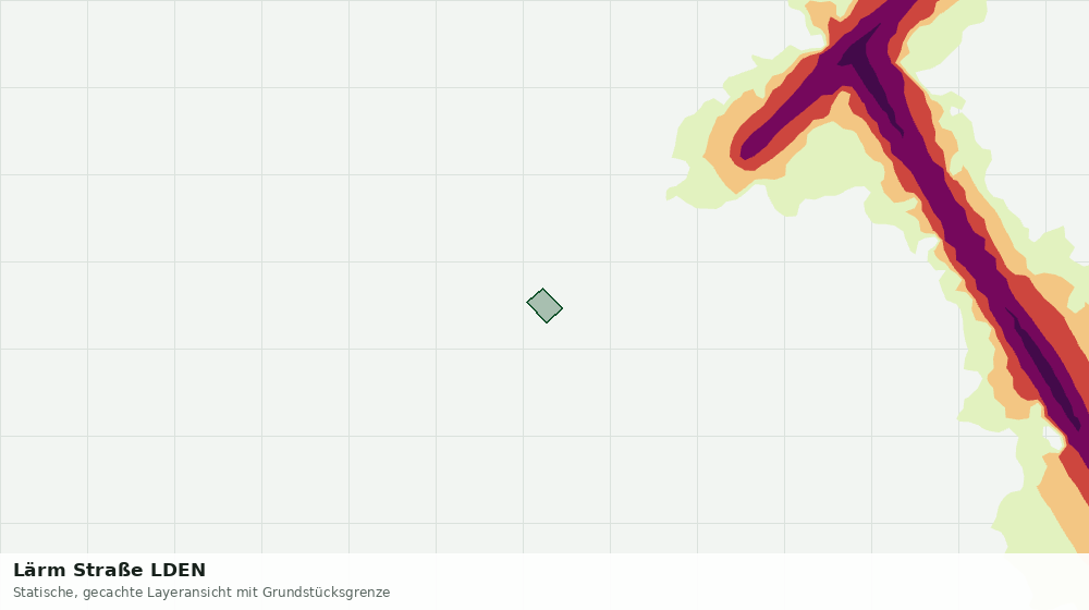 Statische Kartenansicht: Lärm Straße LDEN