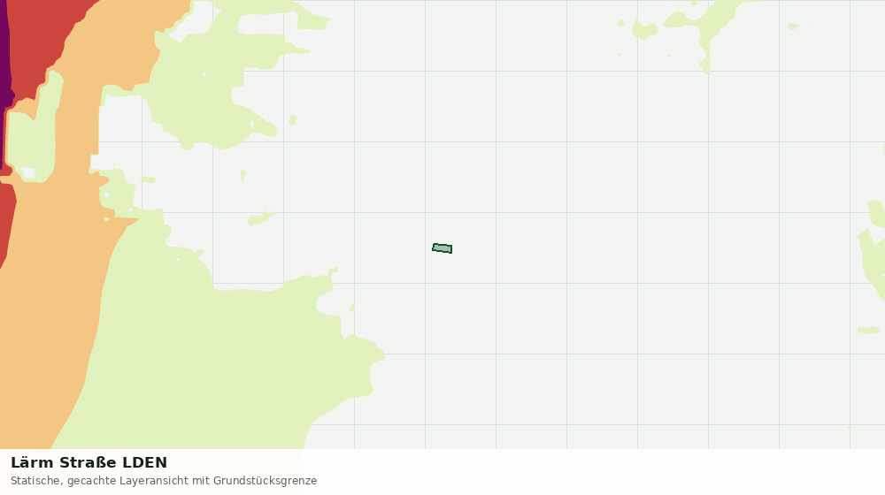 Statische Kartenansicht: Lärm Straße LDEN