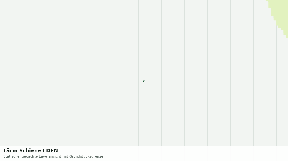 Statische Kartenansicht: Lärm Schiene LDEN