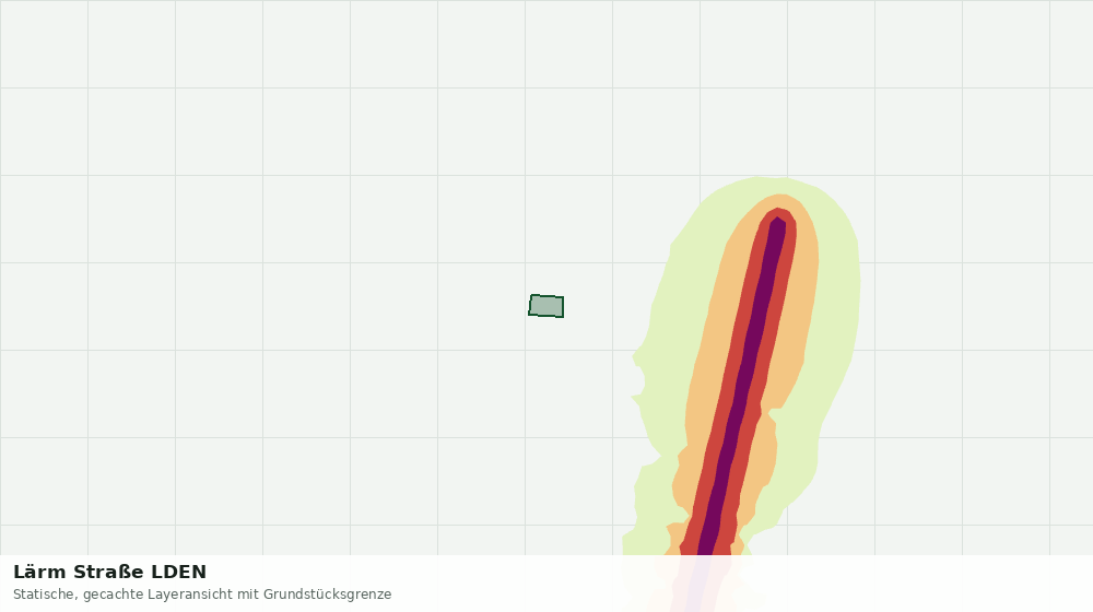 Statische Kartenansicht: Lärm Straße LDEN