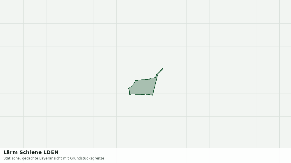 Statische Kartenansicht: Lärm Schiene LDEN