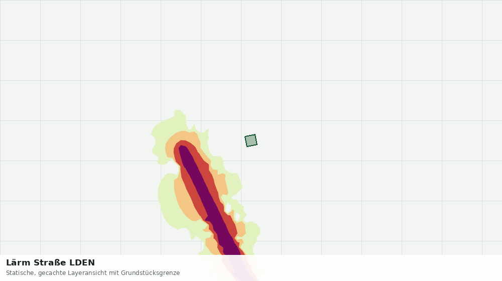 Statische Kartenansicht: Lärm Straße LDEN