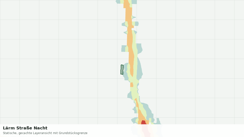 Statische Kartenansicht: Lärm Straße Nacht