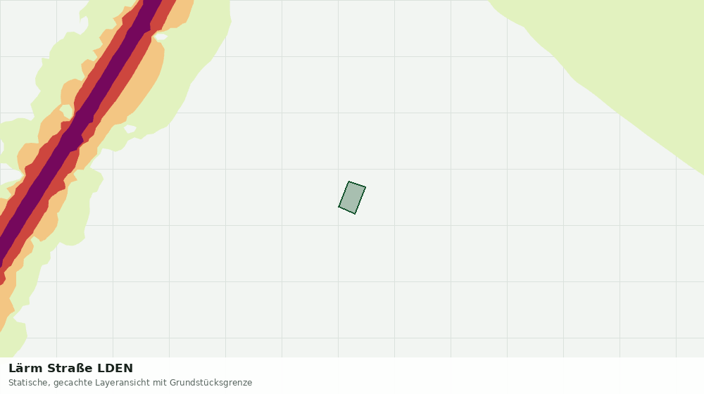 Statische Kartenansicht: Lärm Straße LDEN
