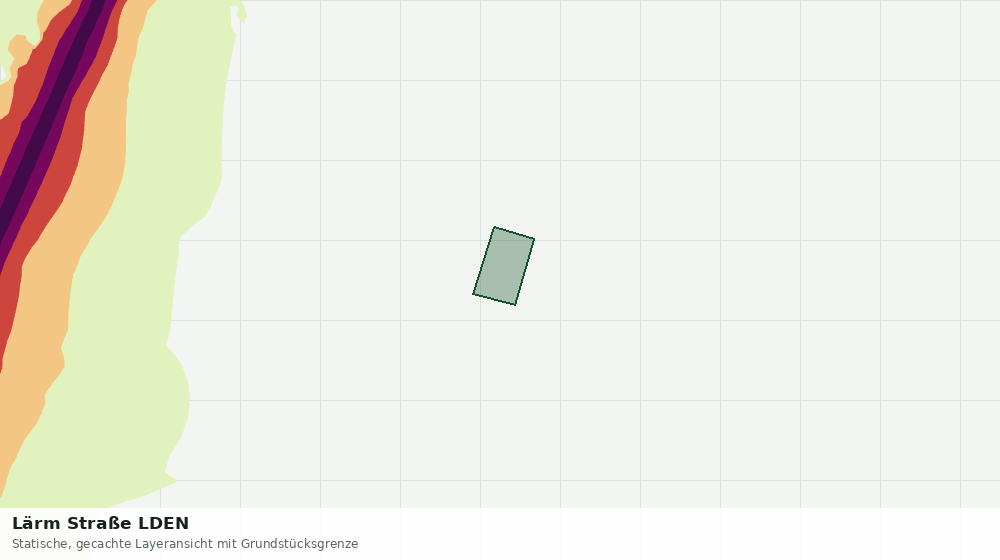 Statische Kartenansicht: Lärm Straße LDEN