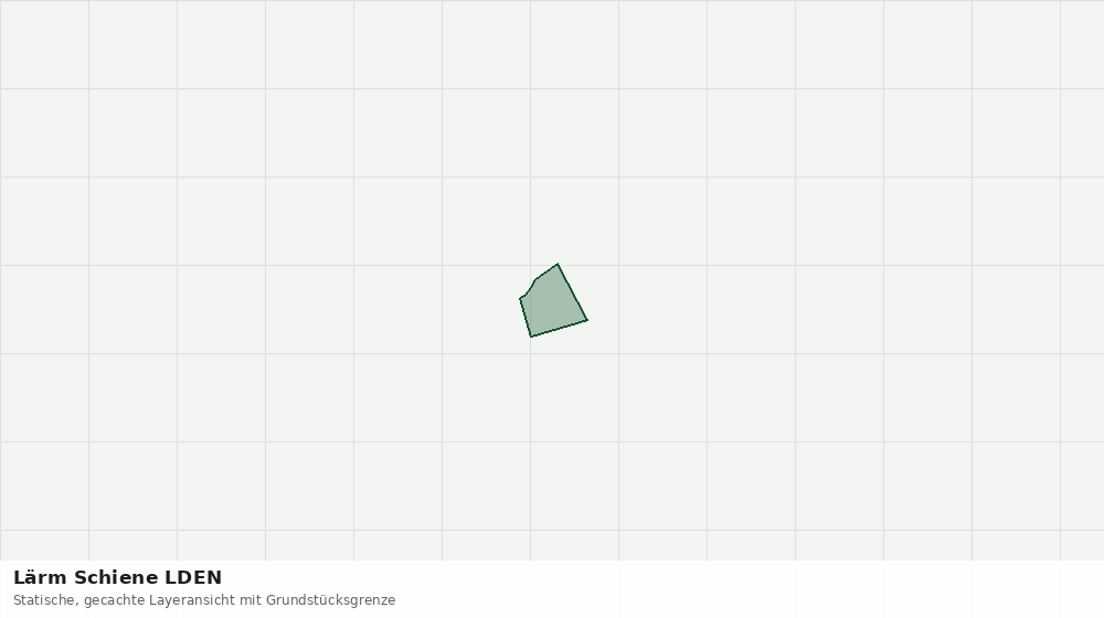 Statische Kartenansicht: Lärm Schiene LDEN