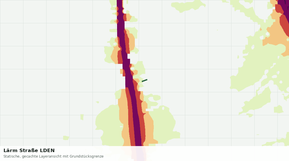 Statische Kartenansicht: Lärm Straße LDEN