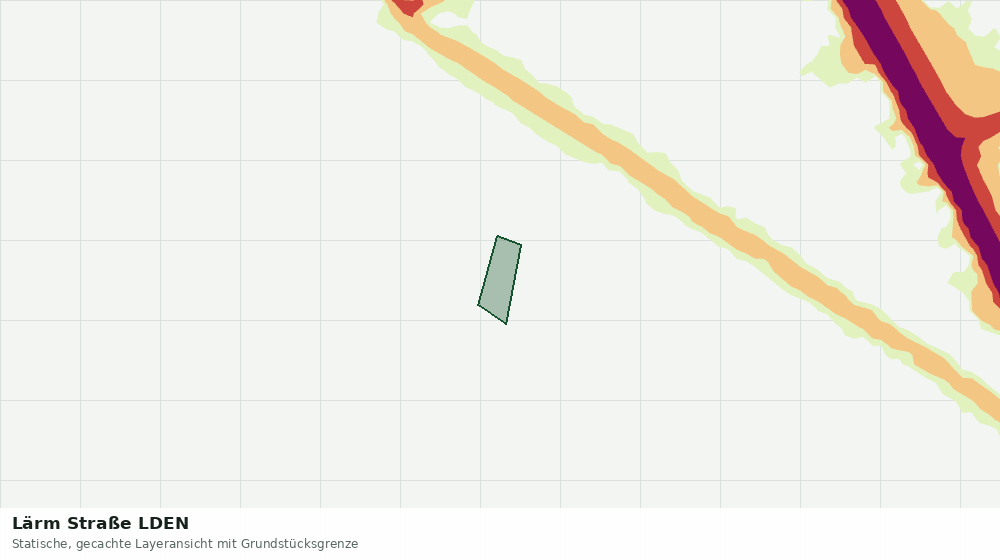 Statische Kartenansicht: Lärm Straße LDEN