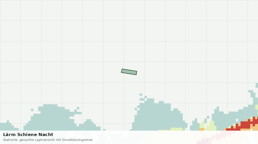 Statische Kartenansicht: Lärm Schiene Nacht