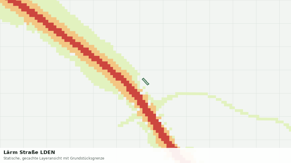 Statische Kartenansicht: Lärm Straße LDEN