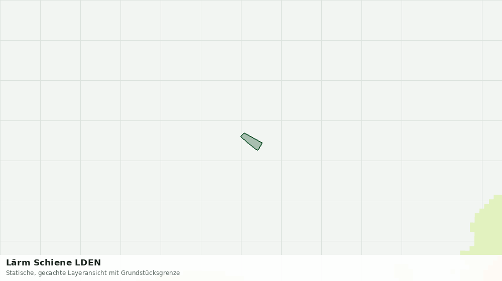 Statische Kartenansicht: Lärm Schiene LDEN