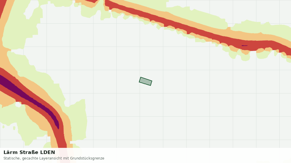 Statische Kartenansicht: Lärm Straße LDEN
