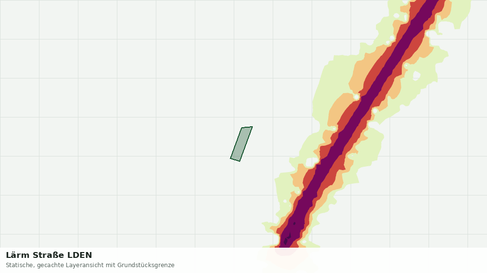 Statische Kartenansicht: Lärm Straße LDEN